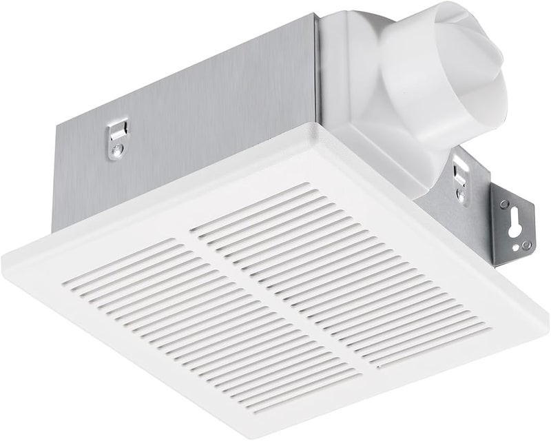 VENTECHLATION Bathroom Exhaust Fan, 50 CFM,1.0 Sone DC Motor,Quiet Bathroom Fan with No Attic access Needed Installation, Ceiling Mounted,Energy Star Certified Ventilation Fan, 3inch Duct,White - Image 1